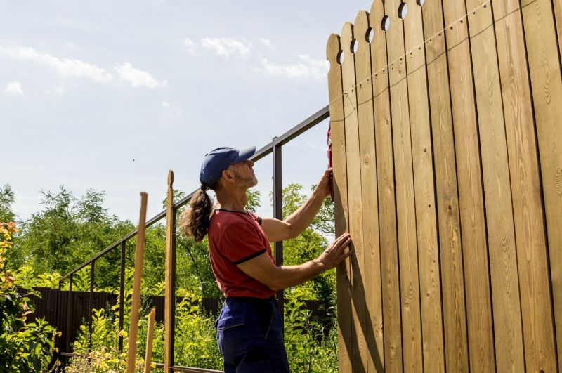 Fence Inspection in Fall